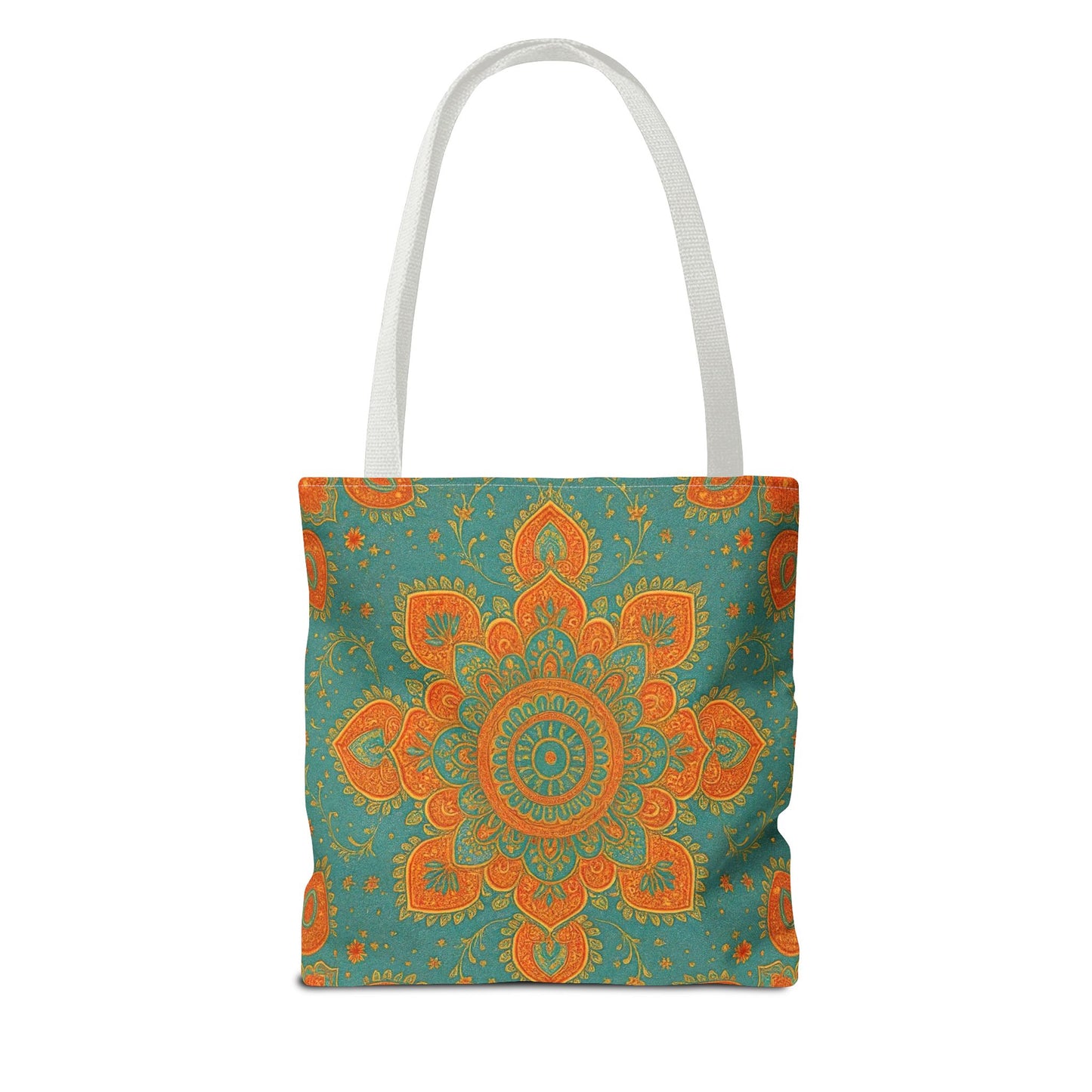 Boho Floral Tote Bag: Colorful Bohemian Shopping Handbag