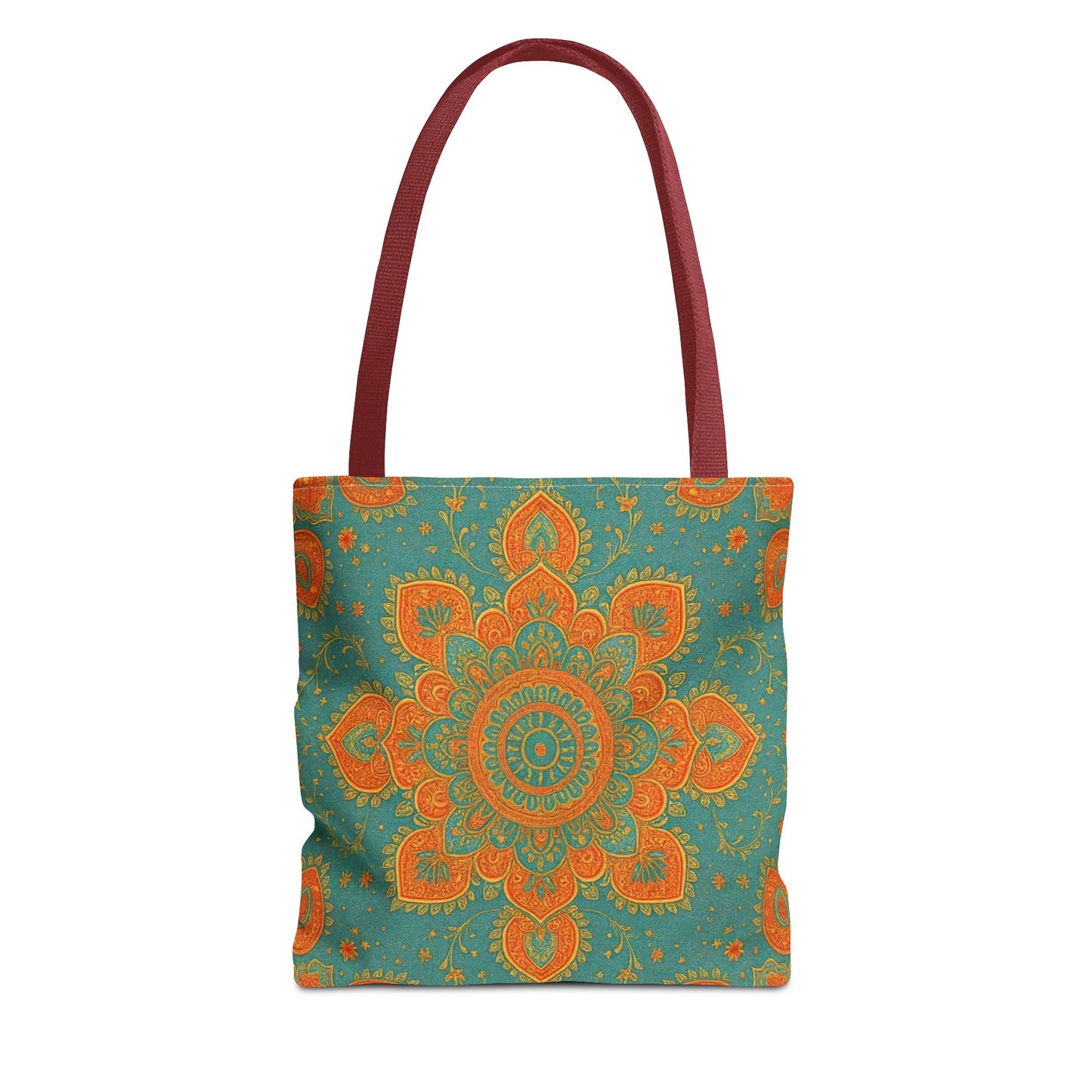 Boho Floral Tote Bag: Colorful Bohemian Shopping Handbag