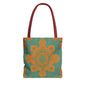 Boho Floral Tote Bag: Colorful Bohemian Shopping Handbag