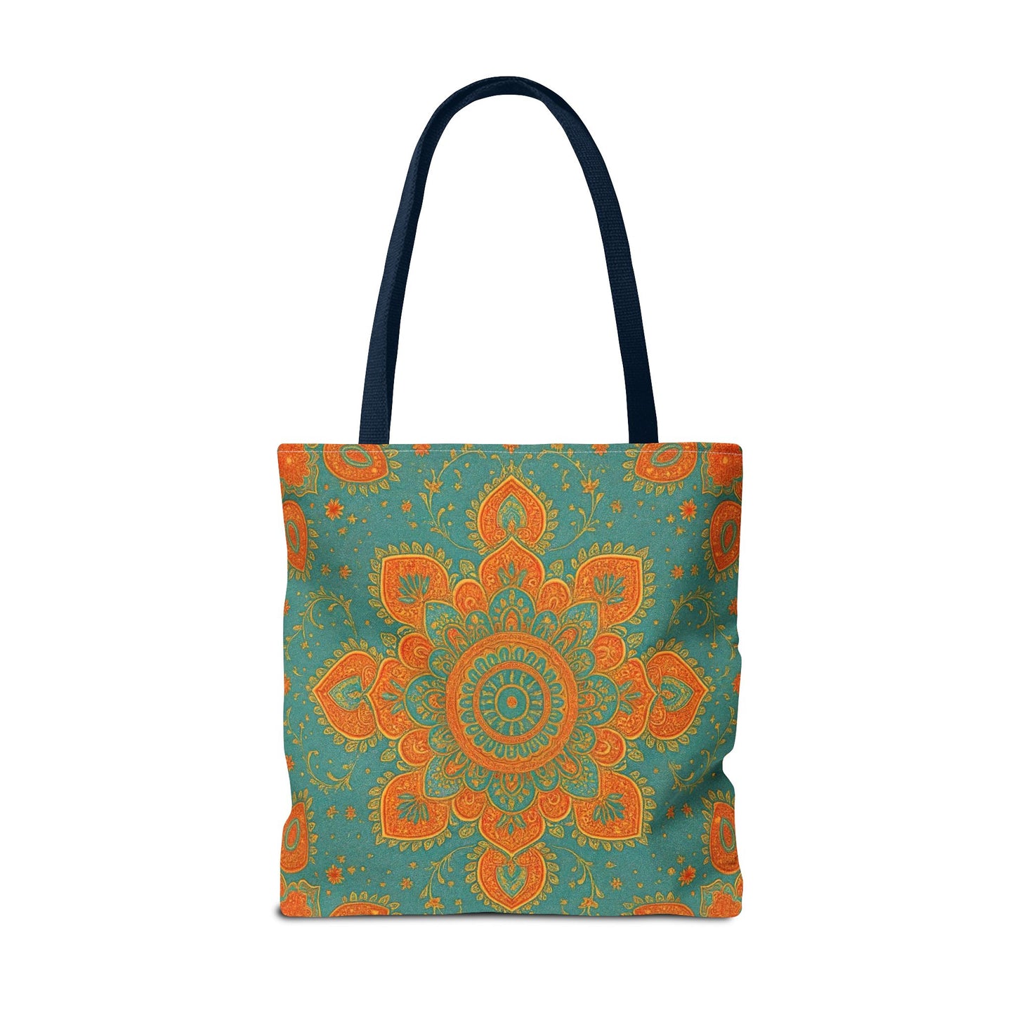 Boho Floral Tote Bag: Colorful Bohemian Shopping Handbag
