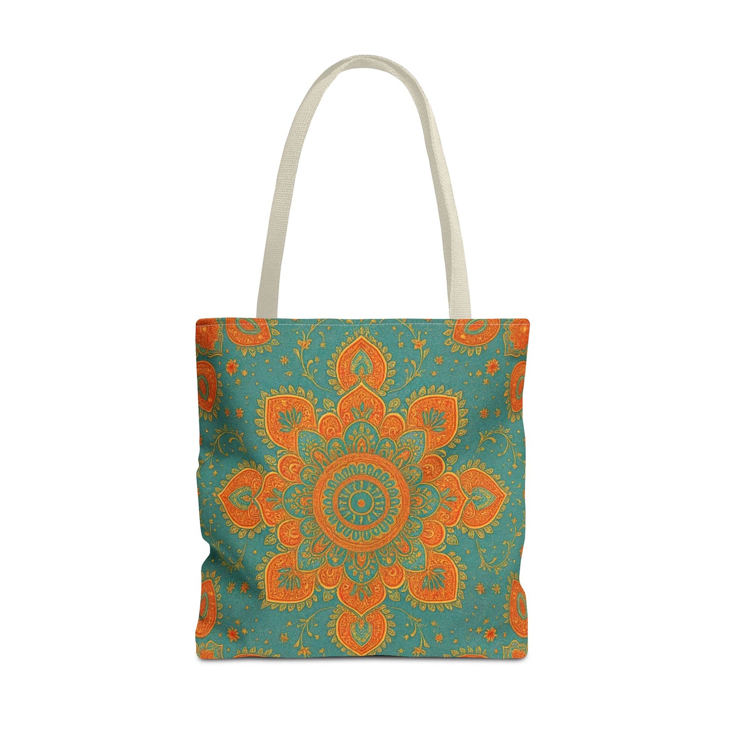 Boho Floral Tote Bag: Colorful Bohemian Shopping Handbag