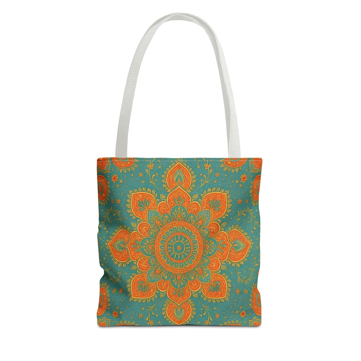 Boho Floral Tote Bag: Colorful Bohemian Shopping Handbag