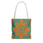 Boho Floral Tote Bag: Colorful Bohemian Shopping Handbag