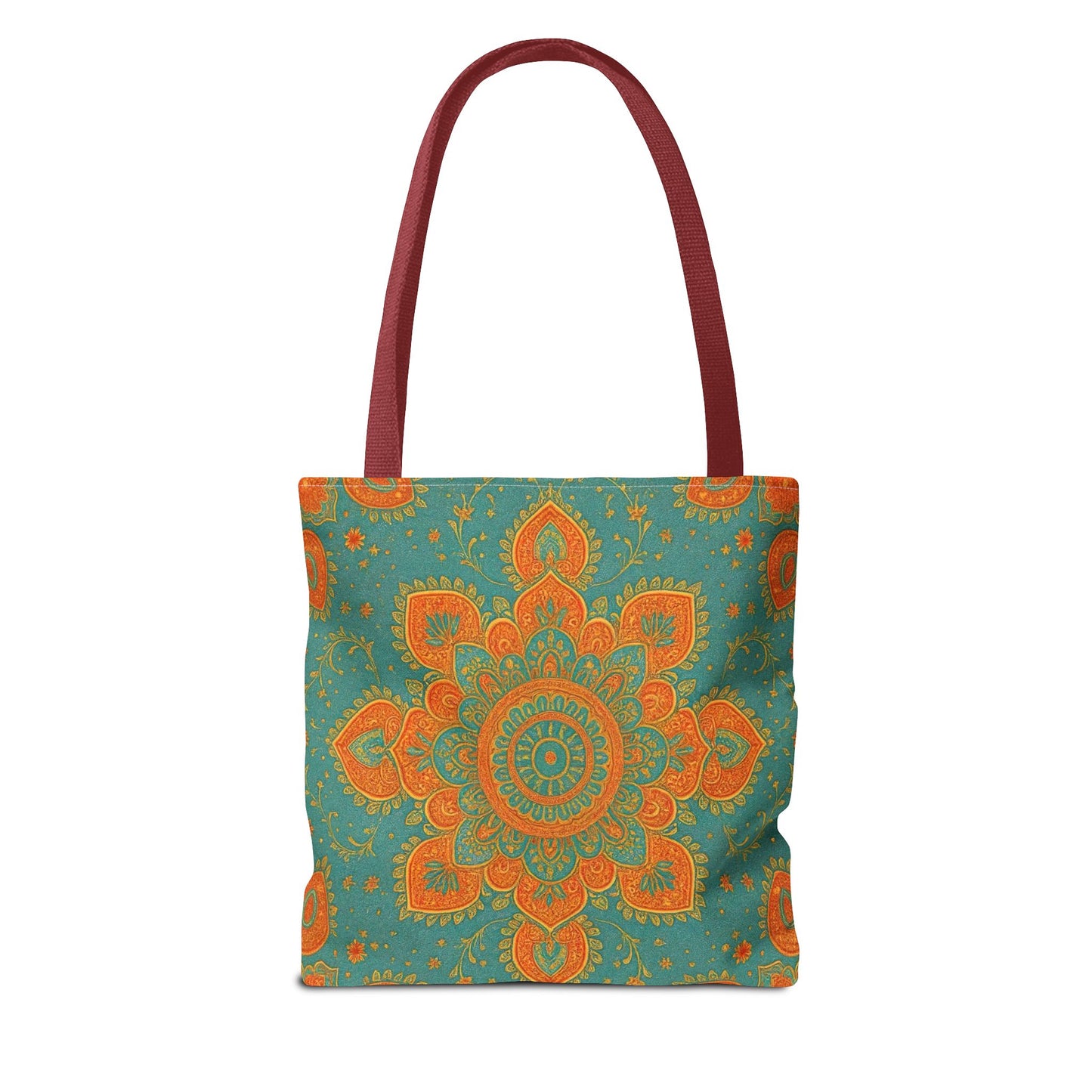 Boho Floral Tote Bag: Colorful Bohemian Shopping Handbag