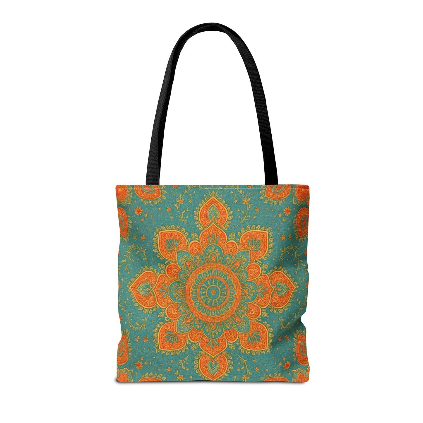 Boho Floral Tote Bag: Colorful Bohemian Shopping Handbag