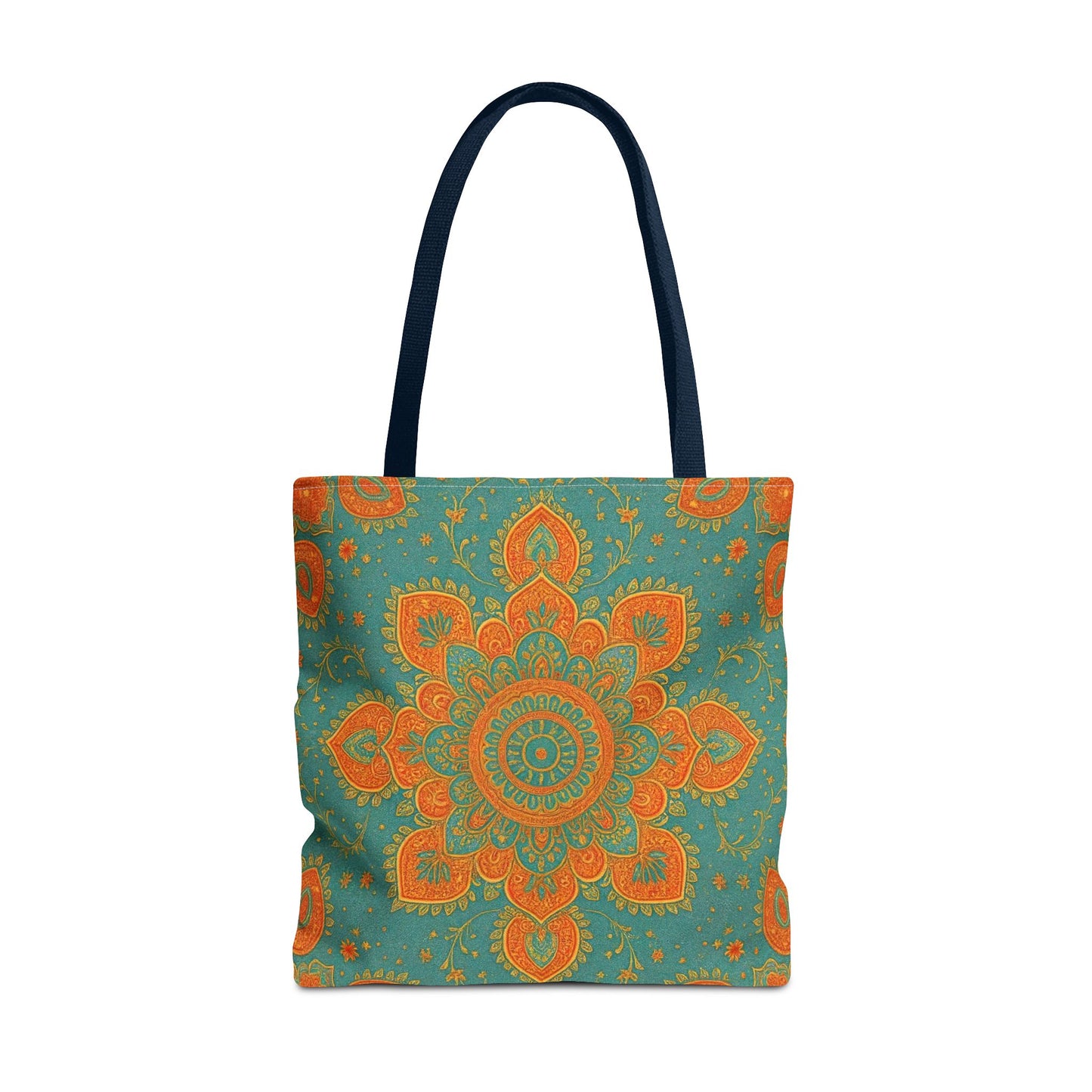Boho Floral Tote Bag: Colorful Bohemian Shopping Handbag