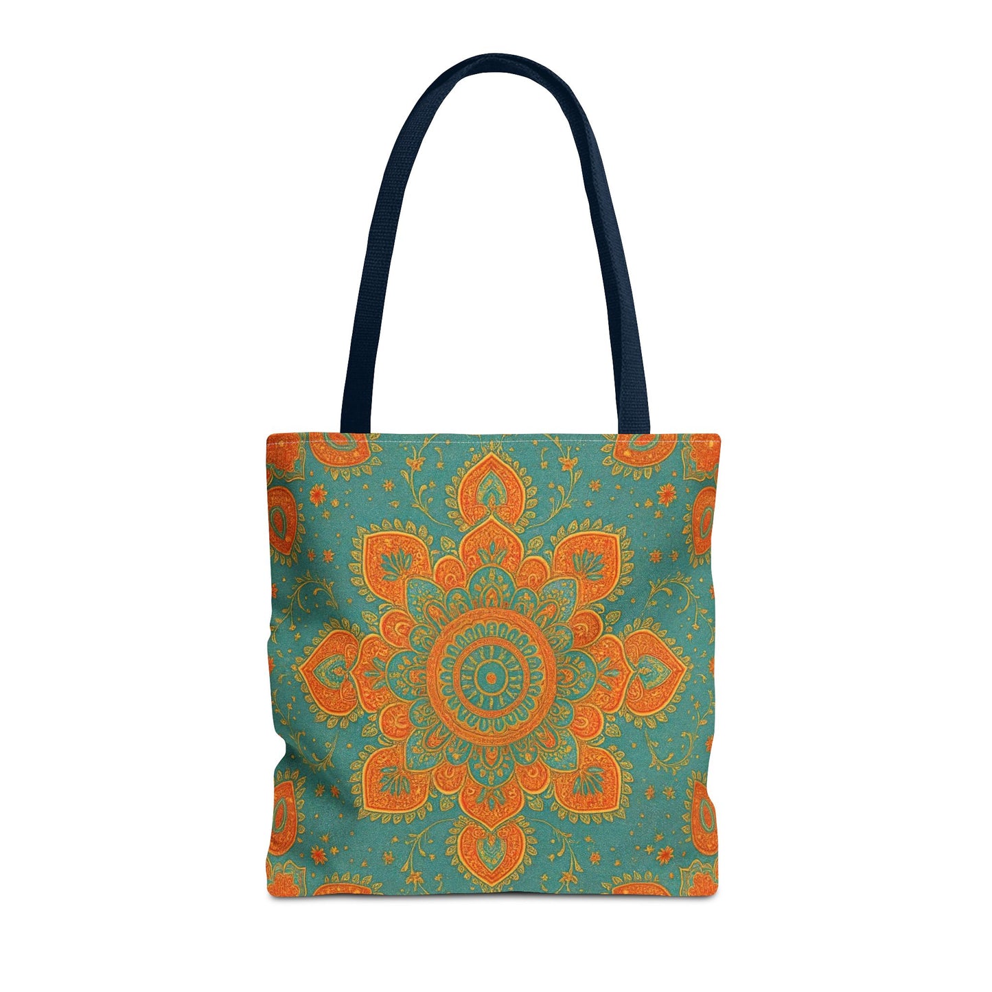 Boho Floral Tote Bag: Colorful Bohemian Shopping Handbag