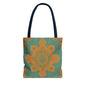 Boho Floral Tote Bag: Colorful Bohemian Shopping Handbag